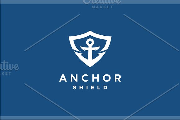 Anchor Shield Logo in Logo Templates - product preview 1