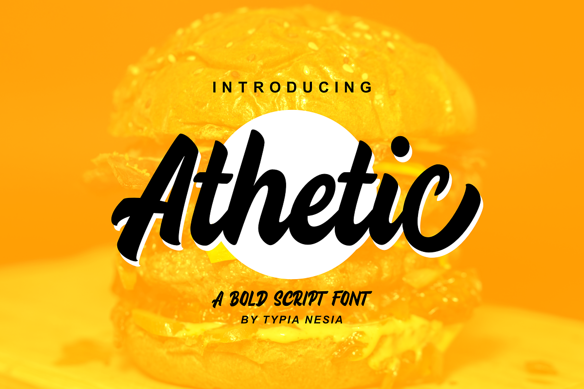 Athetic Bold Script in Script Fonts - product preview 8
