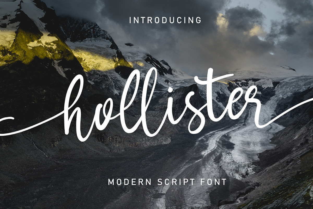 Hollister Font in Script Fonts - product preview 8