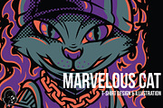 Marvelous Cat Illustration