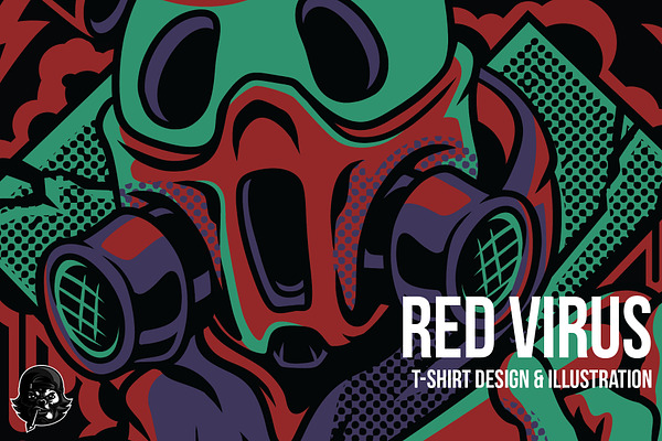 Red Virus Illustration