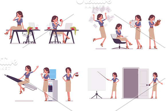 Business Characters Creation Kit in Illustrations - product preview 15