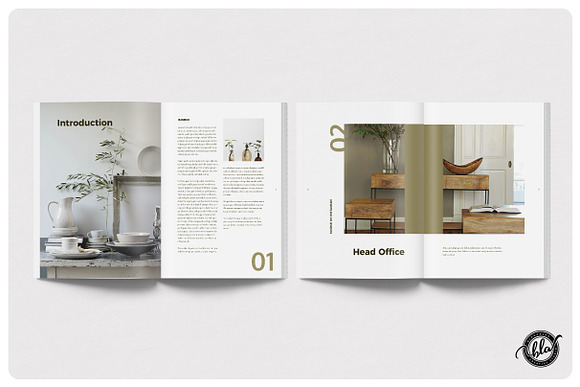 Canva Furniture Lookbook | Bamboo in Magazine Templates - product preview 2