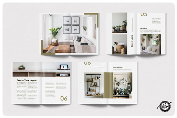 Canva Furniture Lookbook | Bamboo in Magazine Templates - product preview 3