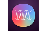 Sound wave app icon