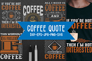 Coffee Quotes SVG Cricut Vol 3