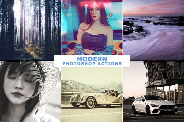 40 Modern Photoshop Actions 10