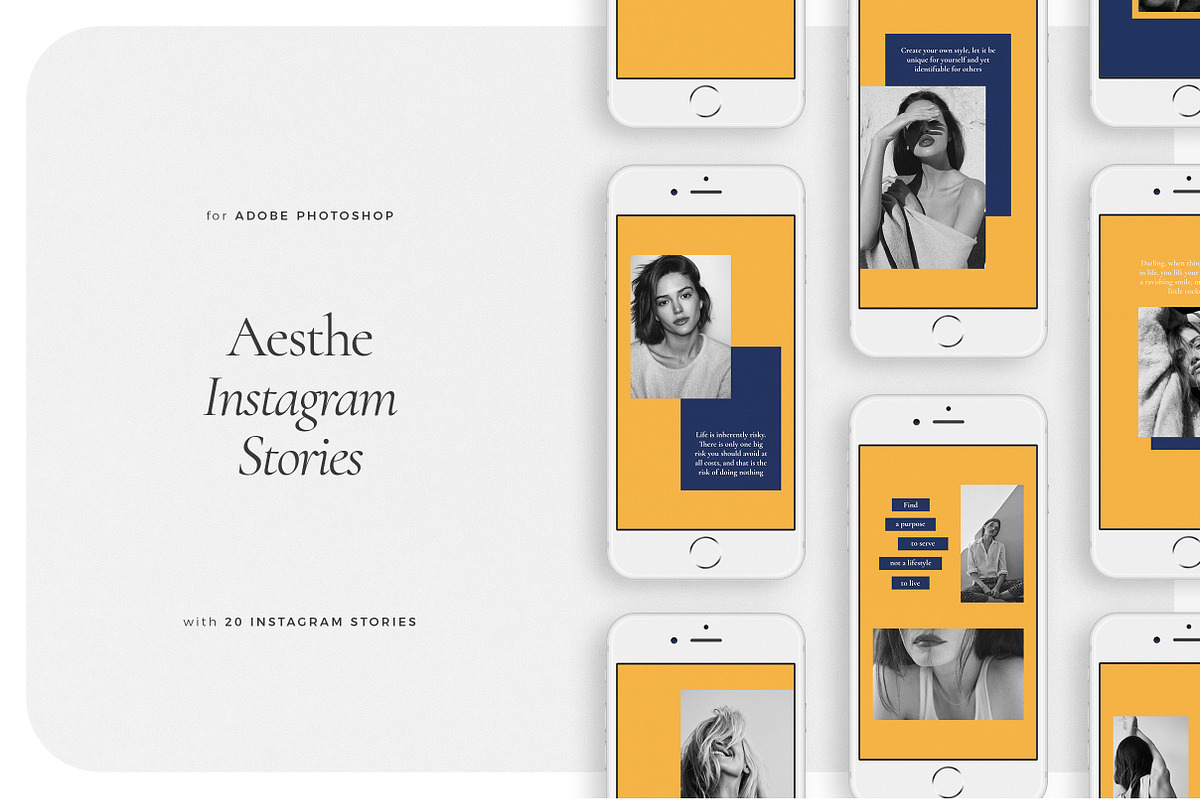 AESTHE Instagram Stories in Instagram Templates - product preview 8