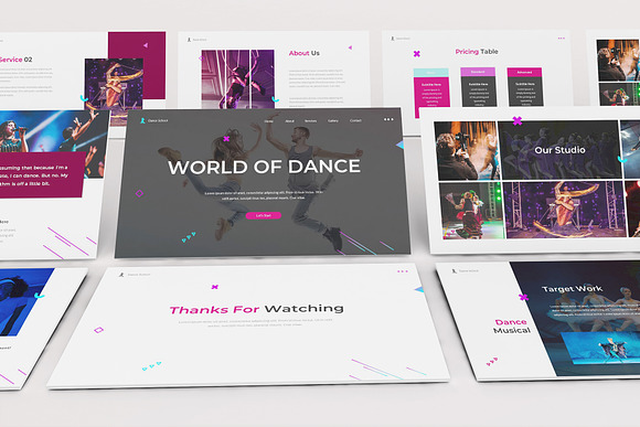 Dance Google Slides Template in Google Slides Templates - product preview 2