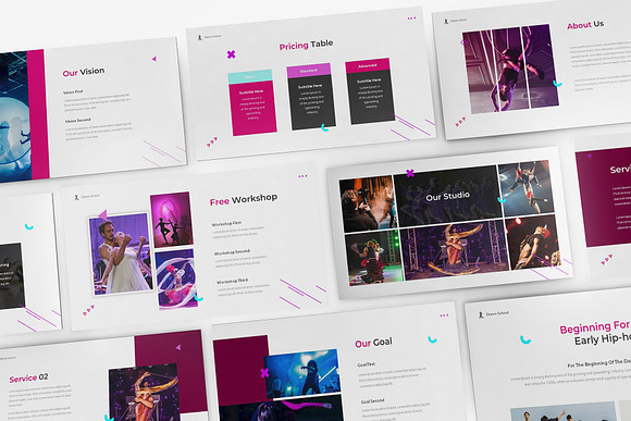 Dance Google Slides Template in Google Slides Templates - product preview 4
