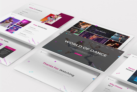 Dance Google Slides Template in Google Slides Templates - product preview 9