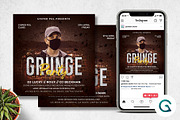 Grunge Party Flyer Template