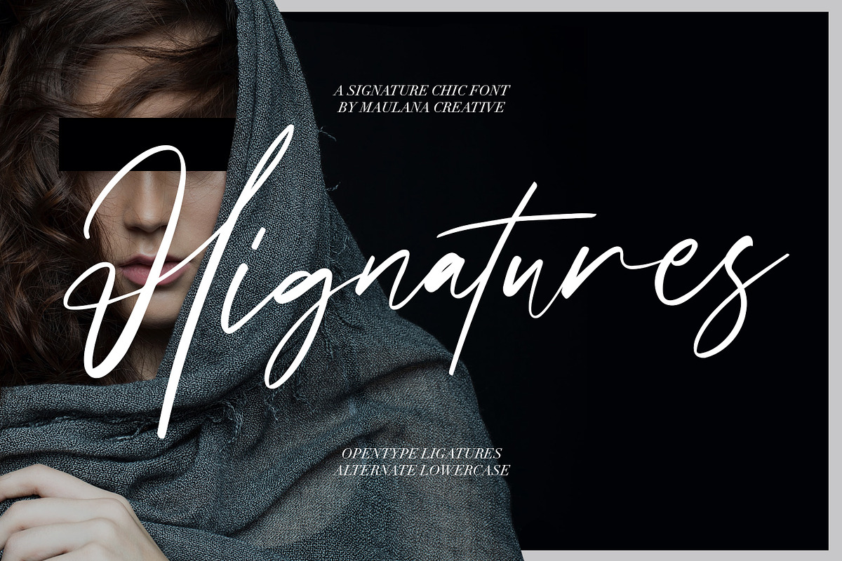 Hignatures Signature Brush Font in Script Fonts - product preview 8