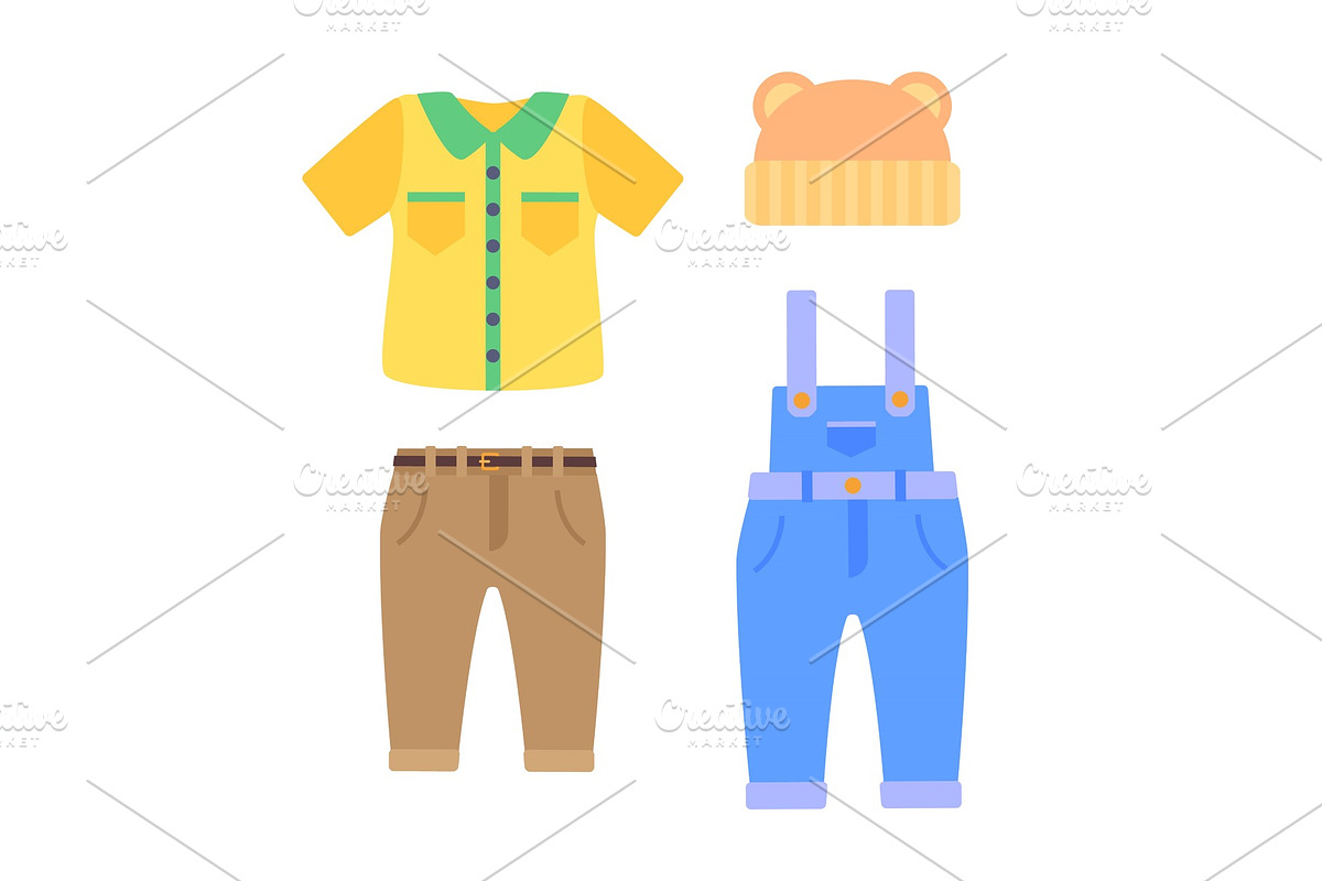 Baby Clothes Collection for Boys in in Illustrations - product preview 8