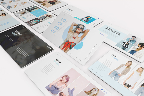 Fashion Lookbook Google Slides in Google Slides Templates - product preview 1