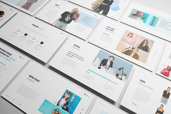 Fashion Lookbook Google Slides in Google Slides Templates - product preview 2