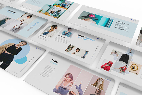 Fashion Lookbook Google Slides in Google Slides Templates - product preview 3