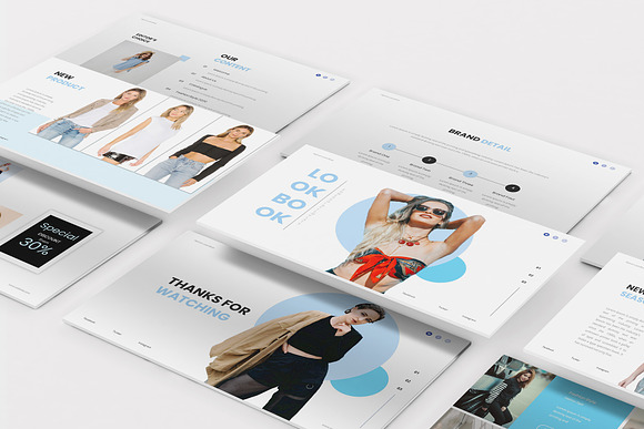 Fashion Lookbook Google Slides in Google Slides Templates - product preview 4