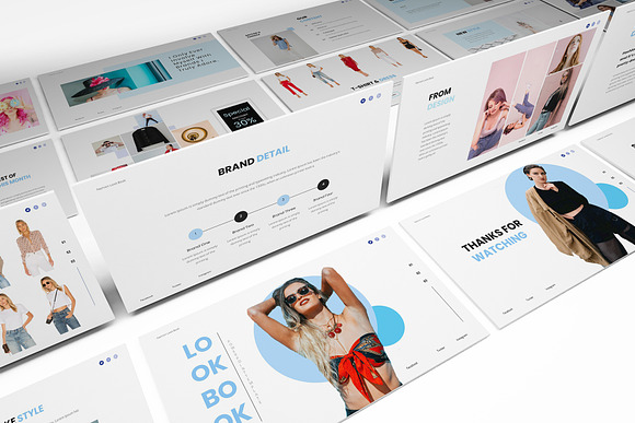 Fashion Lookbook Google Slides in Google Slides Templates - product preview 5