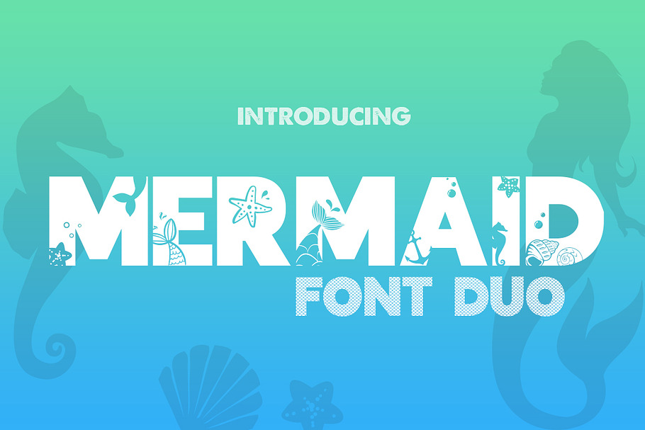 Mermaid Font Duo in Display Fonts - product preview 8
