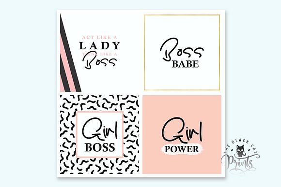 Girl Power Instagram Post Quotes in Instagram Templates - product preview 1