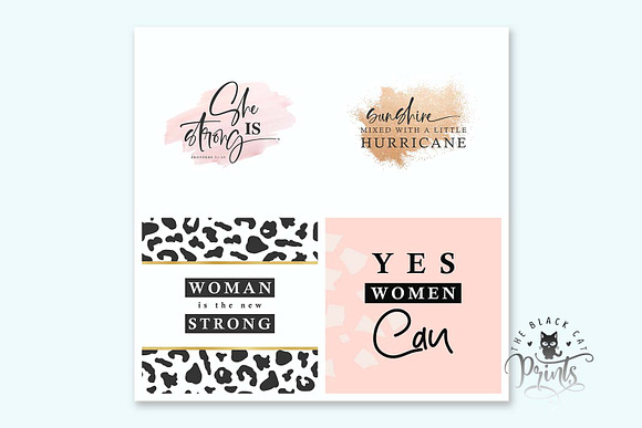 Girl Power Instagram Post Quotes in Instagram Templates - product preview 3