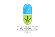 Cannabis in the tablet pill capsule