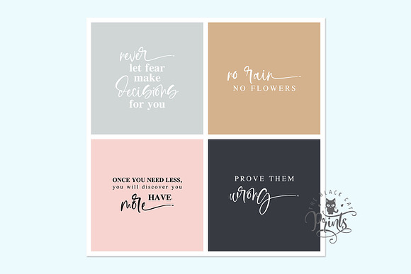 Encouraging Insta Post Story Quotes in Instagram Templates - product preview 3