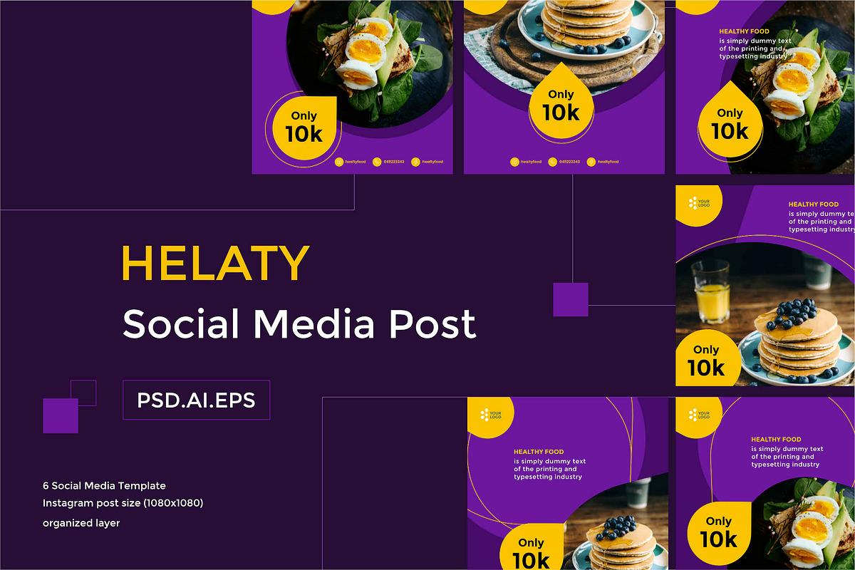 HELATY Social Media Post in Instagram Templates - product preview 8