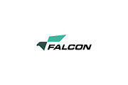 eagle falcon bird logo vector icon