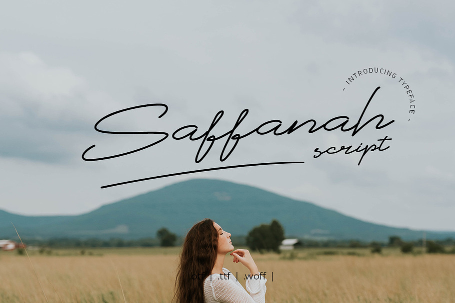 Saffanah Script Font in Script Fonts - product preview 8