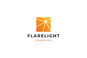 flare light logo vector icon