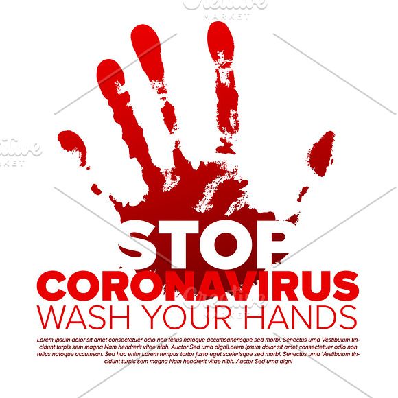 Coronavirus flyers banners icons set in Flyer Templates - product preview 3