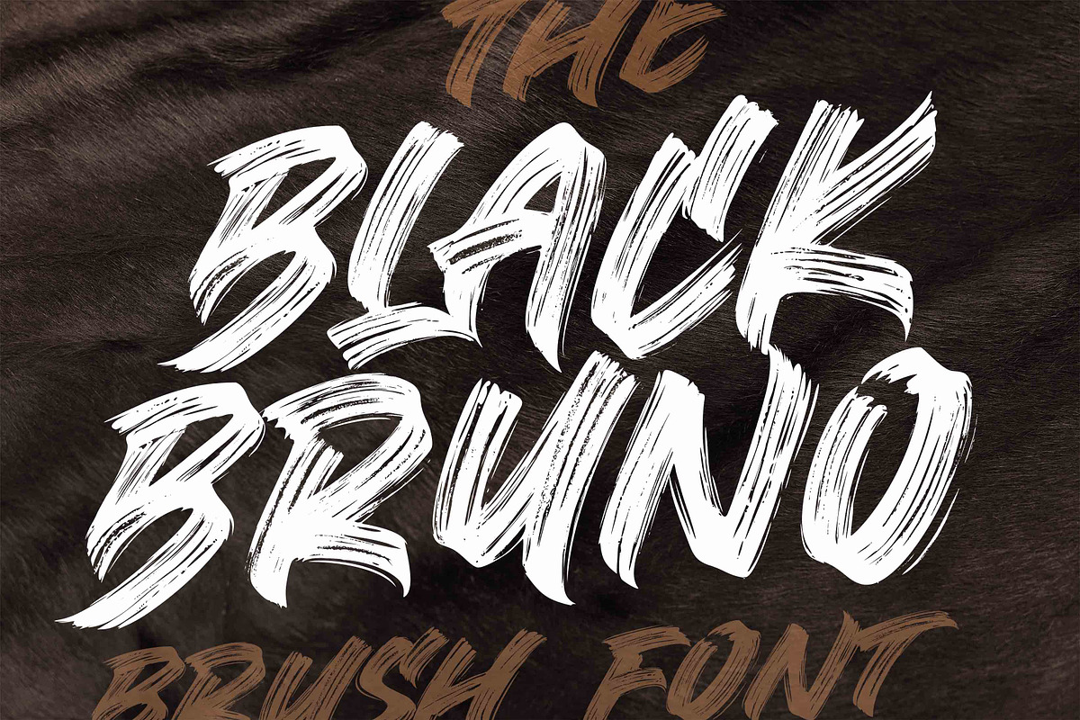 BLACK BRUNO // Brush Font in Blackletter Fonts - product preview 8