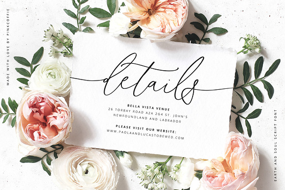 Earth And Soul | Modern Calligraphy in Script Fonts - product preview 3