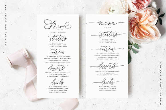 Earth And Soul | Modern Calligraphy in Script Fonts - product preview 7