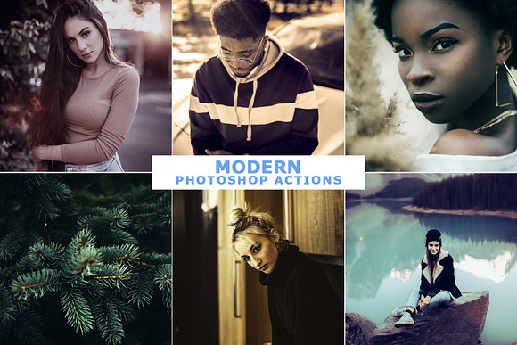 400 Modern Photoshop Actions Bundle in Add-Ons - product preview 2