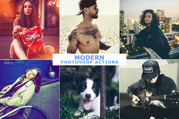 400 Modern Photoshop Actions Bundle in Add-Ons - product preview 4