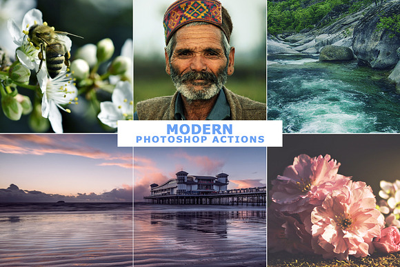 400 Modern Photoshop Actions Bundle in Add-Ons - product preview 7