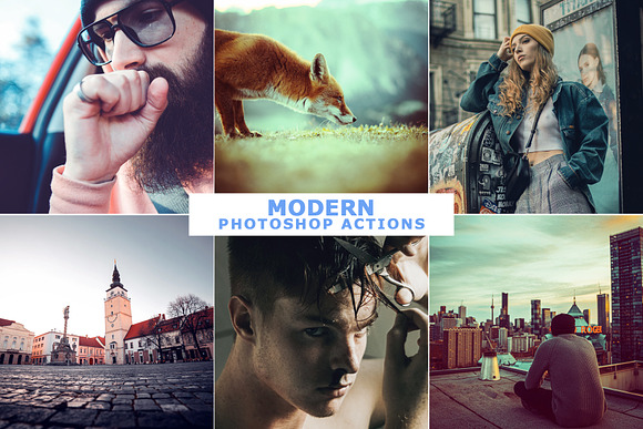 400 Modern Photoshop Actions Bundle in Add-Ons - product preview 8