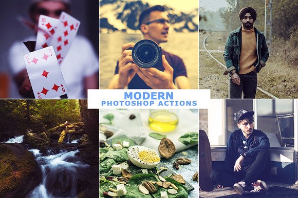 400 Modern Photoshop Actions Bundle in Add-Ons - product preview 9