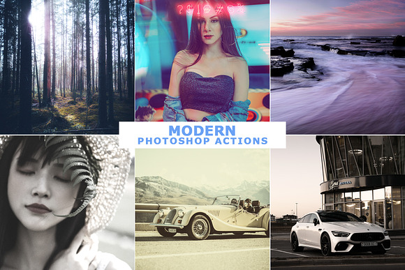 400 Modern Photoshop Actions Bundle in Add-Ons - product preview 10