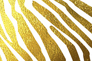 Texture of zebra skin gold