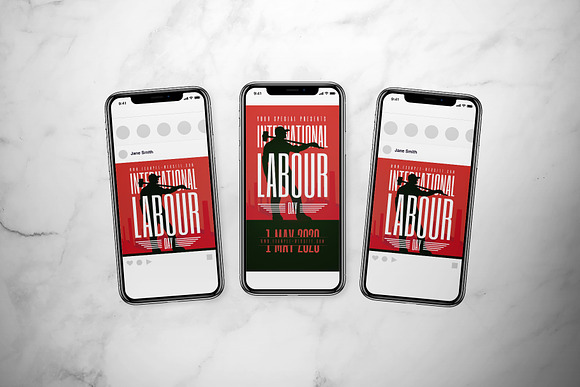 International Labour Day Flyer Set in Flyer Templates - product preview 1