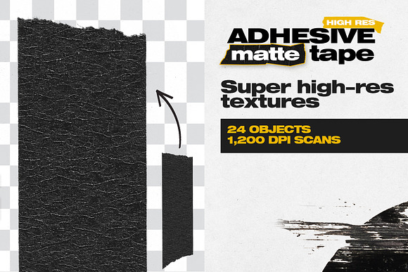 Adhesive Matte Tape Objects in Objects - product preview 2