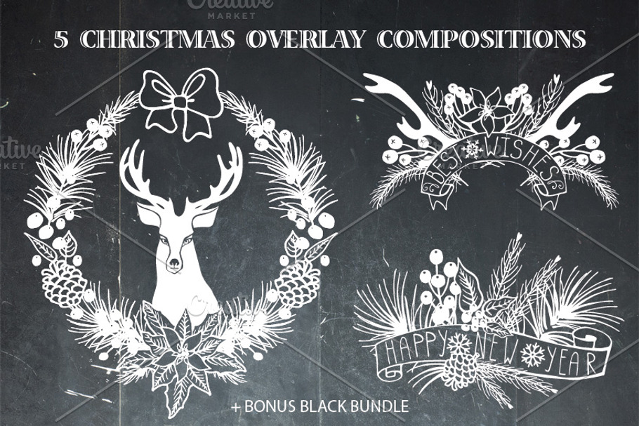 Christmas overlay compositions 01