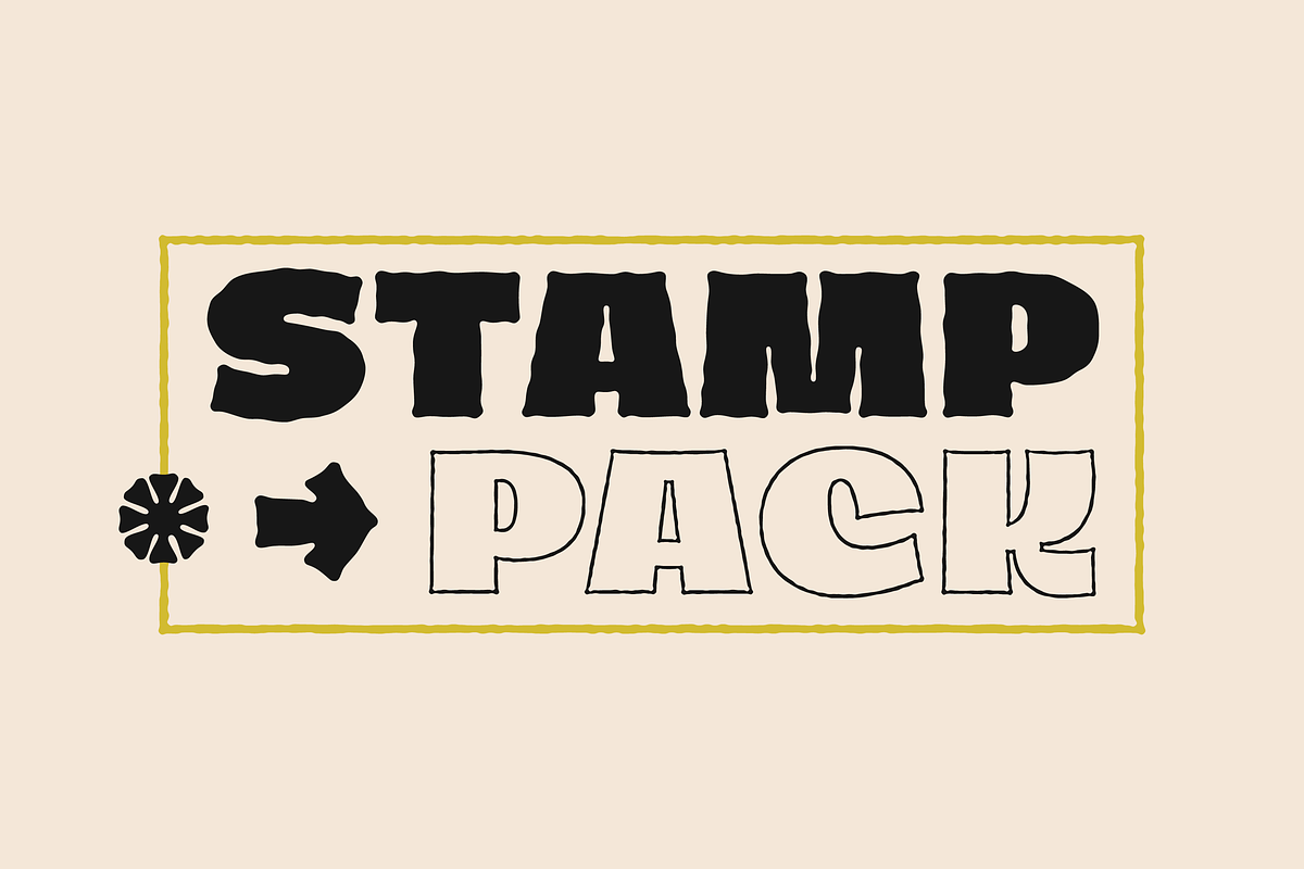 Dingos Stamp Pack in Display Fonts - product preview 8