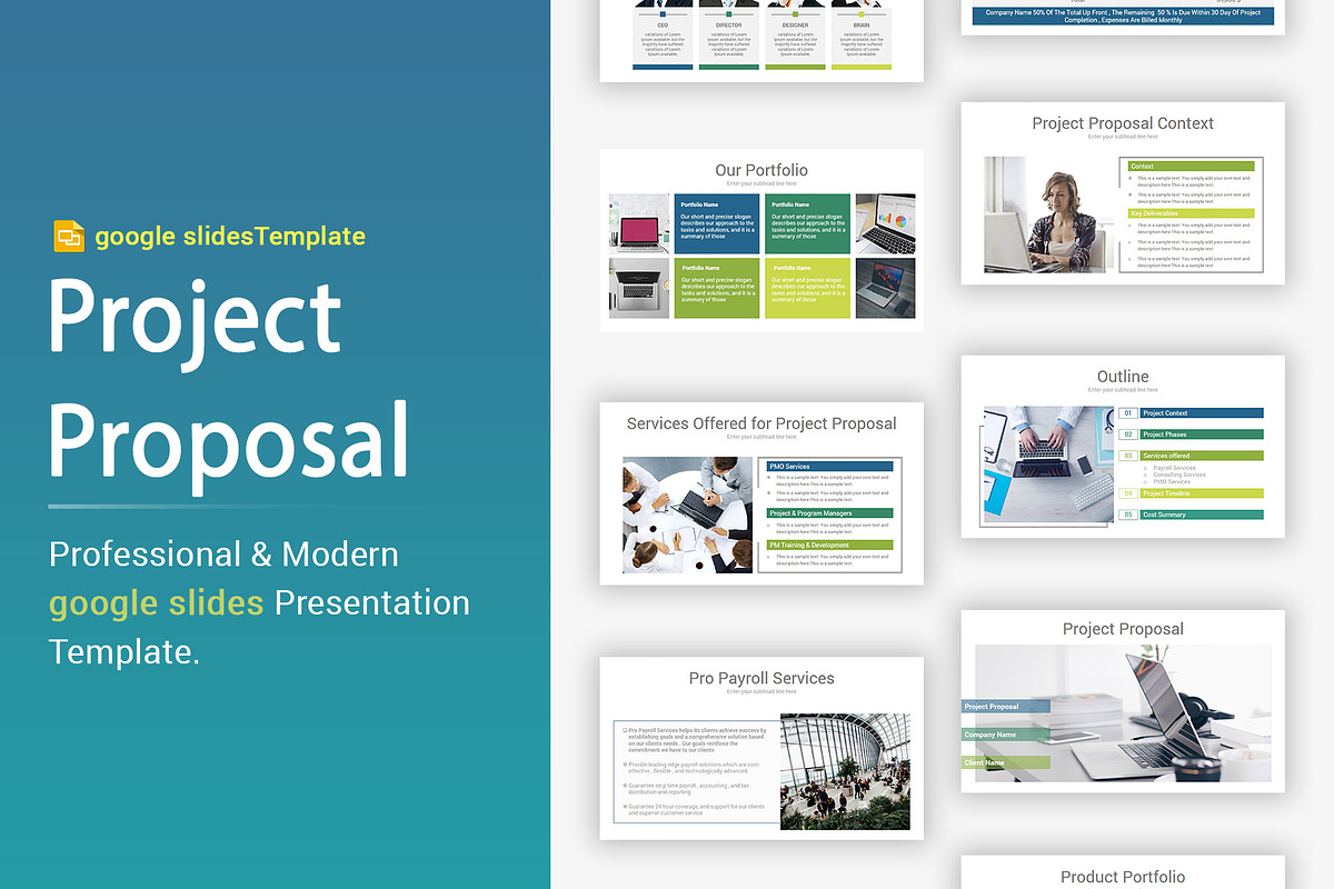 Project Proposal Google Slides in Google Slides Templates - product preview 8