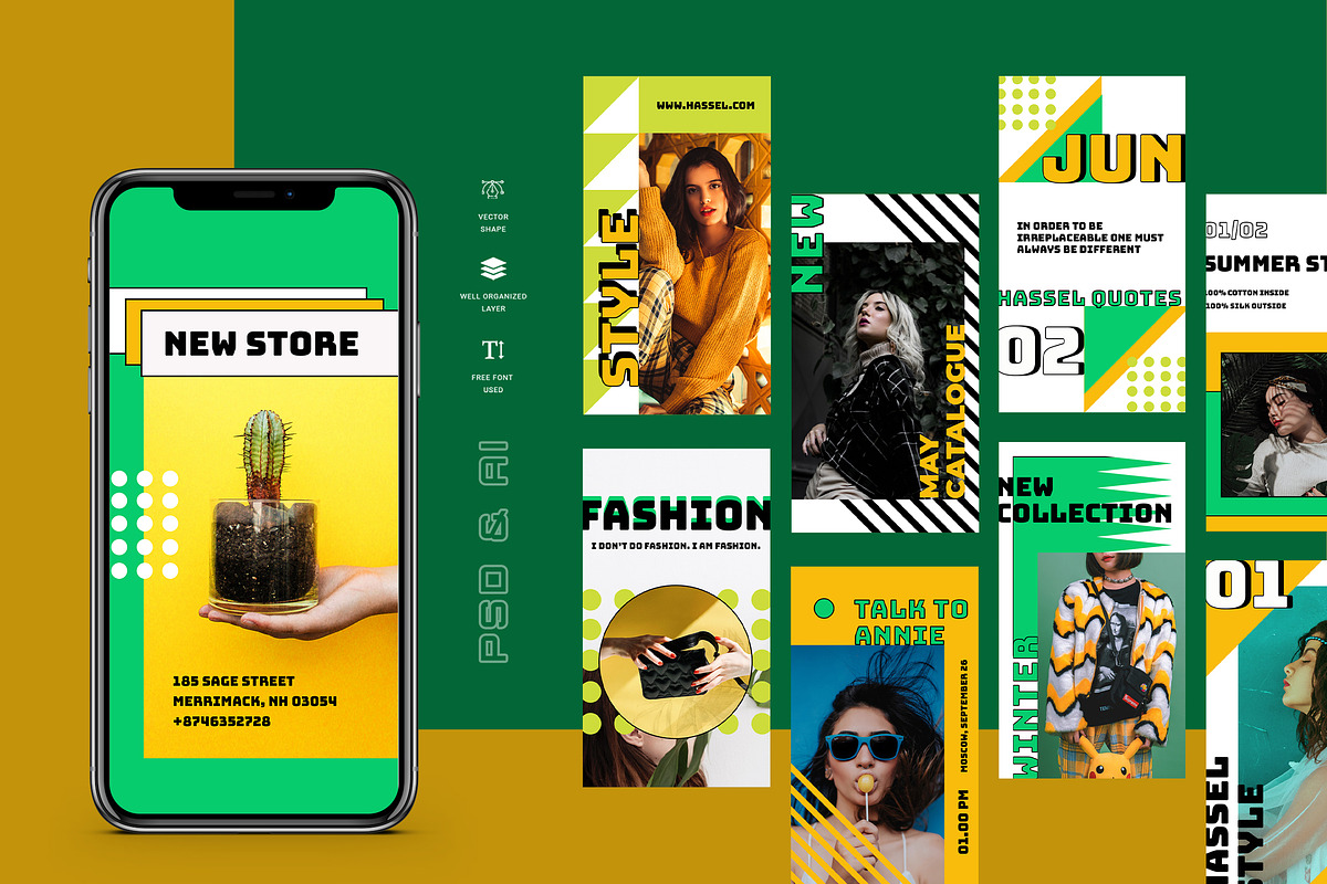 Hassel - Instagram Stories Template in Instagram Templates - product preview 8
