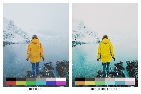 50 Teal & Yellow Lightroom Presets in Add-Ons - product preview 1